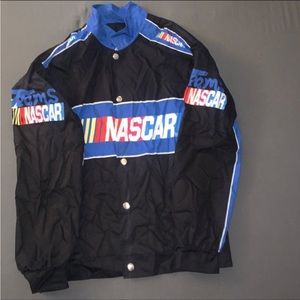 NASCAR jacket unisex black Size small measurements in picture